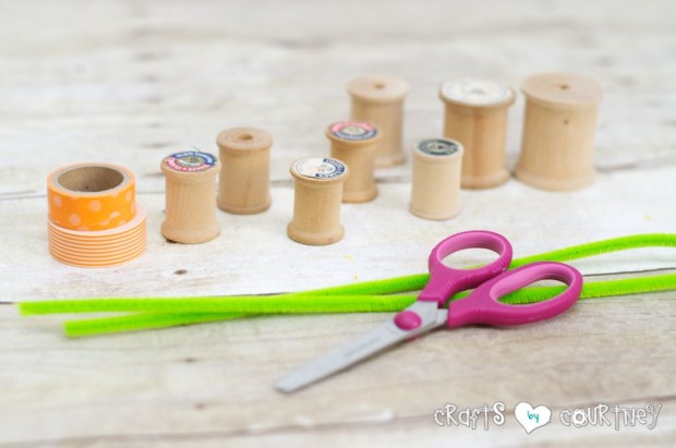 how to make washi tape thread spool carrots, crafts, easter decorations, seasonal holiday decor