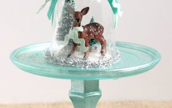Handmade Deer Snow Globe Ornament
