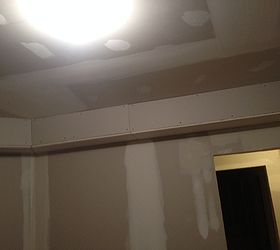 soffit solution in basement, In this room the soffit has been extended beyond just the duct work for a more uniform look I like it ok