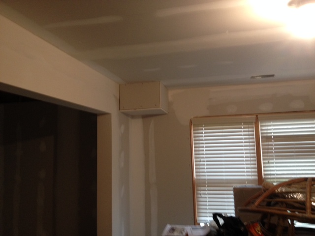 soffit solution in basement, This is another ugly soffit in the corner but it will be extended across that whole wall