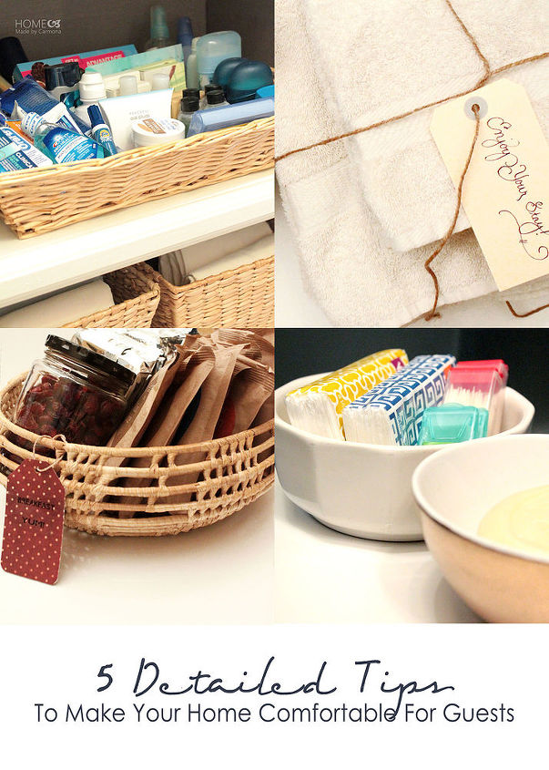 ideas to welcome guests into the home for the holidays, organizing