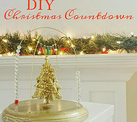 how to make a bead christmas countdown craft, christmas decorations, crafts, seasonal holiday decor
