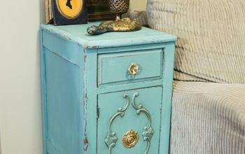 Milkpainted Antique End Table