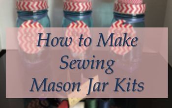  Como fazer kits de jarra de pedreiro de costura