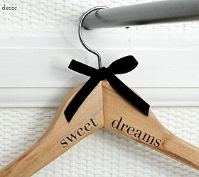 how to make personalized hangers for guests, bedroom ideas, closet, crafts, diy, home decor