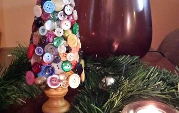 Button Covered Christmas Tree