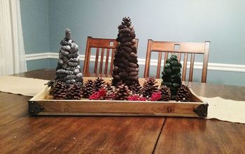 Manualidades de Navidad: Árbol de Navidad de conos de pino