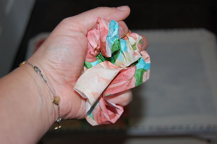 tips for decoupaging paper napkins onto furniture, decoupage, painted furniture