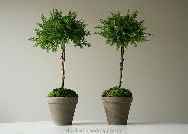 how to make faux topiaries craft decor, gardening