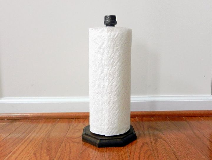 how to make an industrial paper towel holder, diy, repurposing upcycling