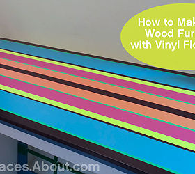 how to make over wood furniture with vinyl floor tape, flooring, how to