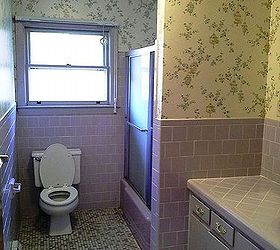 1960s lavender bathroom remodel suggestions