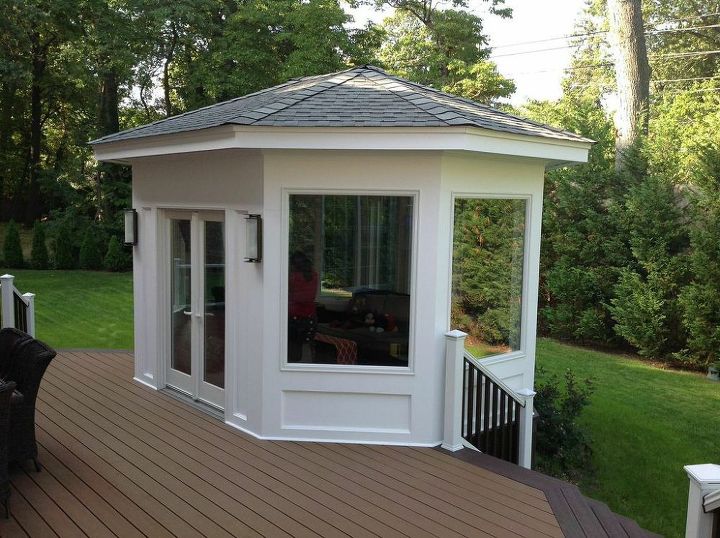ideal outdoor room ideas, decks, fences, outdoor living, Trex Transcend Decking