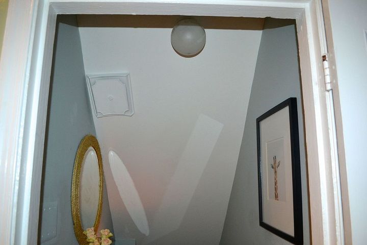 how to use an orb statue to make a light fixture, bathroom ideas, how to, lighting
