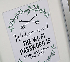 how to use printables to decorate a guest room, bedroom ideas, home decor