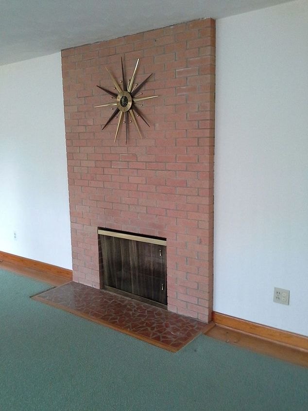 what to do with this 1965 brick fireplace