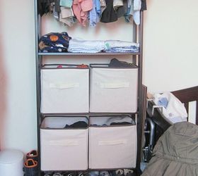 ikea hack how to turn laiva bookcase into a closet, closet, diy