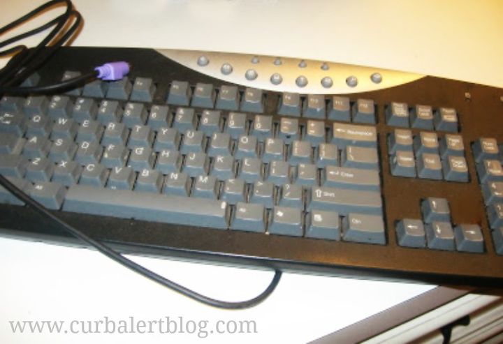 how to make a picture frame out of an old computer keyboard, crafts, how to, repurposing upcycling