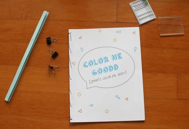 como fazer um livro de colorir personalizado