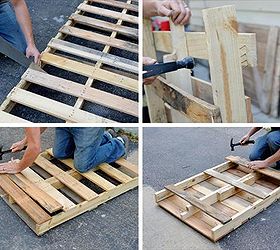 pallet coffee table hairpin legs