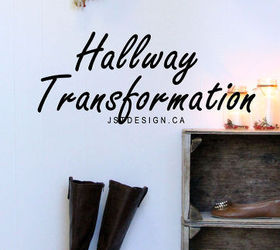 hallway transformation idea, diy, foyer, home decor, home improvement