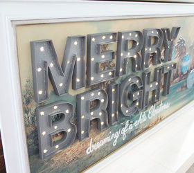 how to make a christmas marquee sign with lights, crafts, lighting, seasonal holiday decor
