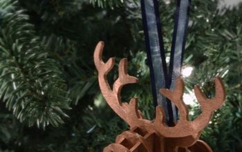 3-D Deer Head Ornament