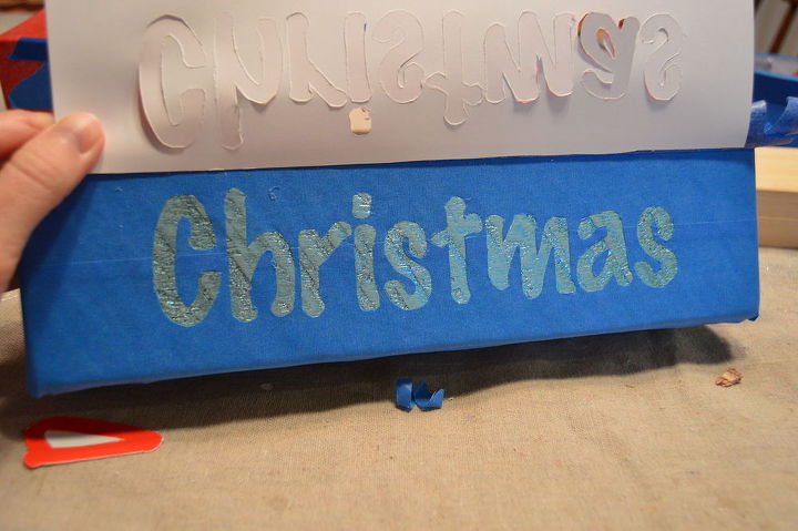 how to make a wood block christmas countdown, chalkboard paint, christmas decorations, crafts, seasonal holiday decor