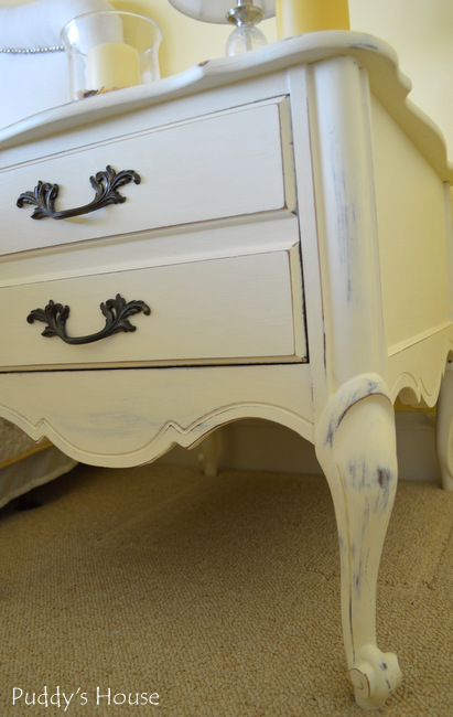 guest room nightstand project idea, chalk paint, painted furniture