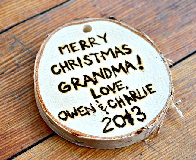 how to make birch coaster photo ornaments, christmas decorations, crafts, seasonal holiday decor