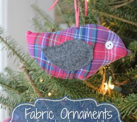 fabric ornaments from loved one s clothing a special memento, christmas decorations, crafts, repurposing upcycling, seasonal holiday decor