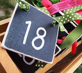 how to make an ornament advent calendar ornament, christmas decorations, crafts, seasonal holiday decor