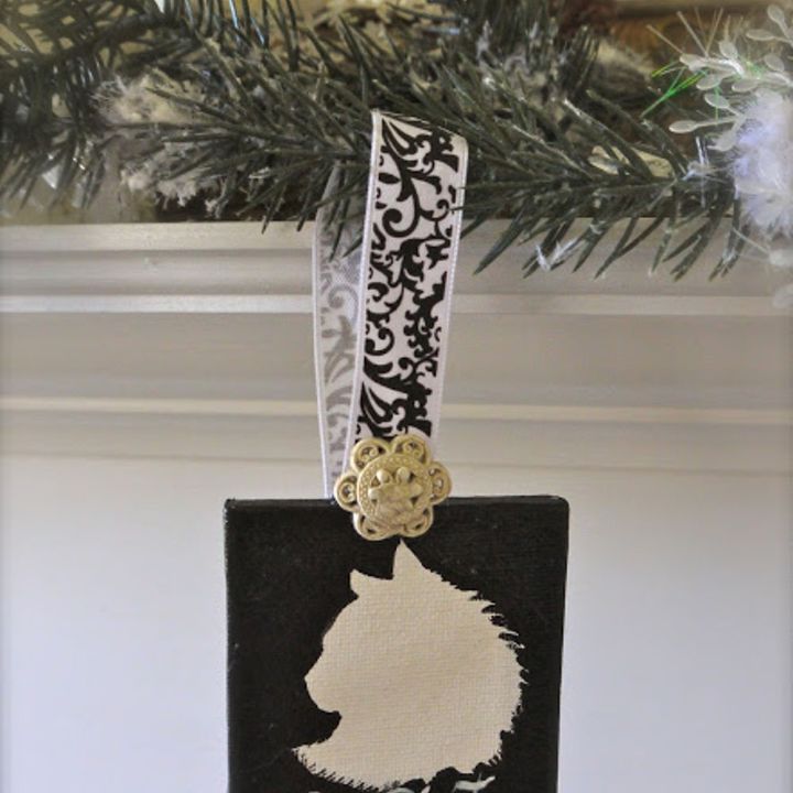 how to make animal silhouette ornaments, christmas decorations, crafts, seasonal holiday decor