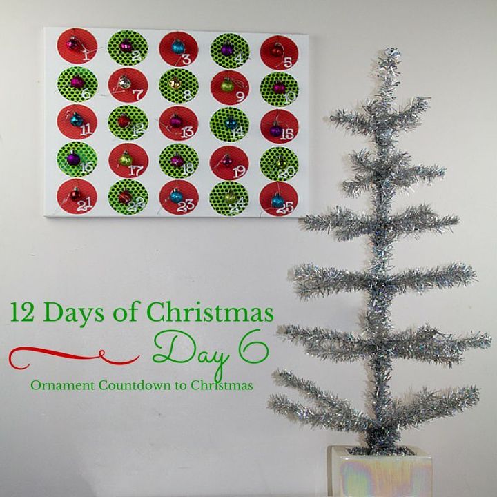 how to create an ornament countdown to christmas sign, christmas decorations, crafts, seasonal holiday decor