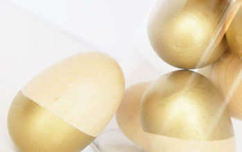 Huevos de Pascua bañados en oro
