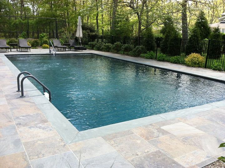 westhampton 20 40 gunite pool patio installation by patrick kenney, decks, pool designs