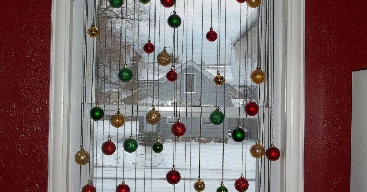 DIY Christmas window decoration  Hometalk