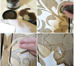 stencil how to a rustic cabinet makeover with modello r stencils