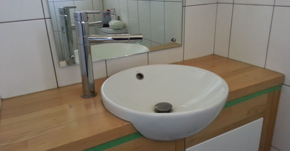 Bathroom Countertop Makeover Using Paint Hometalk