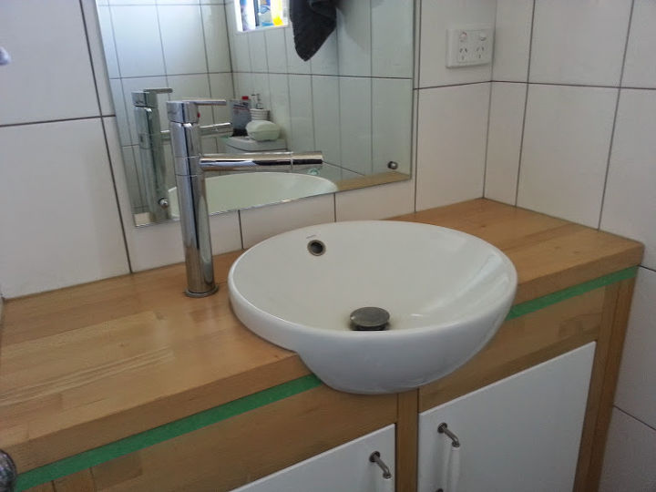 Bathroom Countertop Makeover Using Paint Hometalk