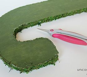 how to make moss joy letters, christmas decorations, crafts, how to, seasonal holiday decor