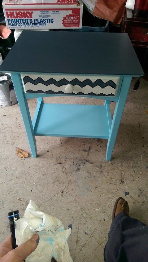 ideas for small wooden table, painted furniture