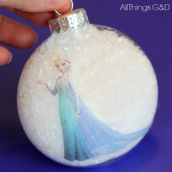 how to make princess elsa ornament, christmas decorations, crafts, seasonal holiday decor