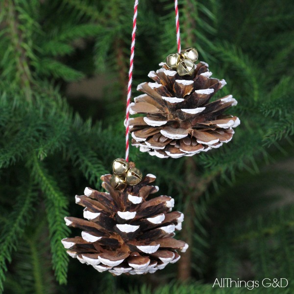 painted pinecones ornament, christmas decorations, crafts, seasonal holiday decor