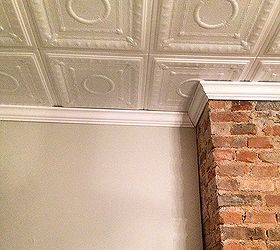 Super easy DIY faux tin ceiling  Hometalk