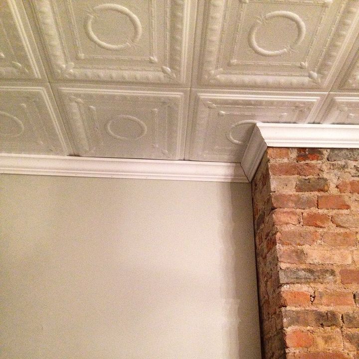 Super easy DIY faux tin ceiling Hometalk Super easy DIY faux tin ceiling Hometalk