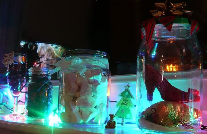 how to make a christmas jar snowglobe without water, christmas decorations, crafts, seasonal holiday decor
