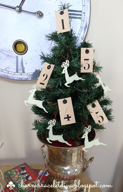 ikea gift tags turned into christmas ornaments, christmas decorations, crafts, seasonal holiday decor