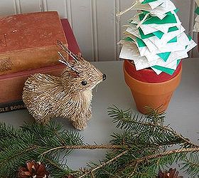 diy potted paper christmas trees, christmas decorations, crafts, repurposing upcycling, seasonal holiday decor