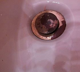 rusted sink drain
